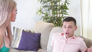 Step-Mom's Daughter Gives Her Stepson A Sexual Education