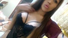 She is brunette and a transsexual and a hooker fisting clients