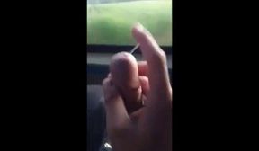 playing with big dick in bus