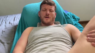 Fucking the cum out of him!