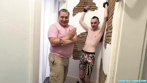 TicklishChubs: Dom Matt loves his hands roaming around Spiritmonkeys slim body