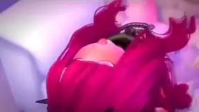 3D Cartoon Anime Girl Gets Animated Passion In Second Life Pilot Episode