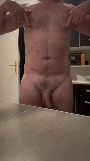 DADDY CUMS IN THE BATHROOM