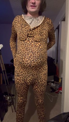 Lovely Zentai Doll Getting Dressed and some fun