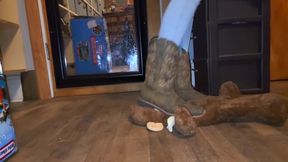Cowgirl boot toy trample
