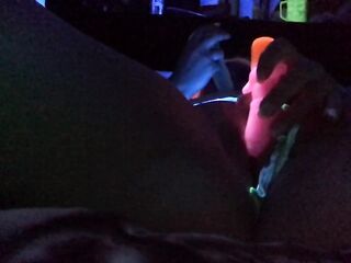 Glow in the dark masturbation