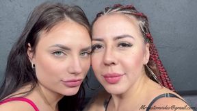 HOT KISS WITH TOPLESS - TOP GIRL JADE AND ARIEL - NEW MR AUG 2025 - CLIP 1