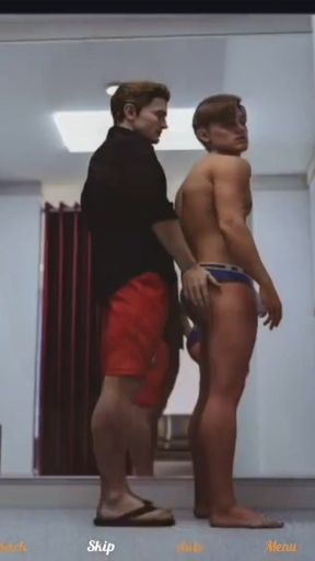 Iconic moment from &quot;Naked boys ritual for the football team, DILF CHRONICLES.&quot;