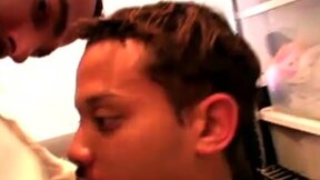 Sexy Pablo took a deepthroat before riding the giant cock of hairy Kyle Cisco