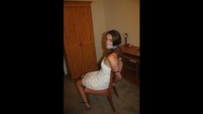 Katy Ryder Ziptied To a Chair wmv