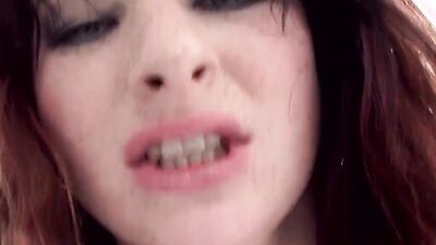 Marvelous girl rubs cunt while a hard cock destroys her butthole