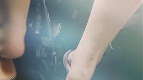 Driving in flip flops and sweaty feet