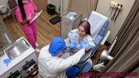 Doctor's Office Fantasy: Naughty Nurse Role-Play Threesome