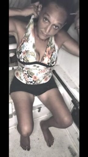 Smoking and Squirting Milf