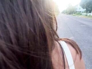 I Asked My Neighbour to Give Me a Ride Home, and Then This babe Screwed Me