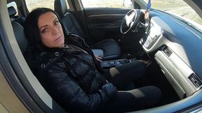 public leather slut gets fucked in the forest and covered in cum ep 237