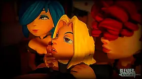 Muscle-Bound Warriors Collide in Steamy 3D Gay Erotica Adventure