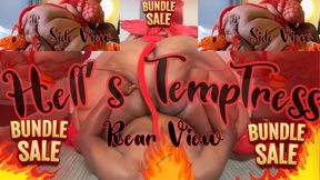 HELL’S FAVORITE TEMPTRESS: REARVIEW + SIDE VIEW