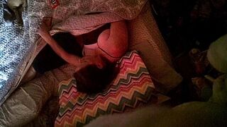 watching fingering stepmom while I jerk off