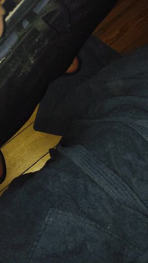 Dirtyjunkbro Doesn't Want to Go to the Toilet. Better on the Sports Shoes.