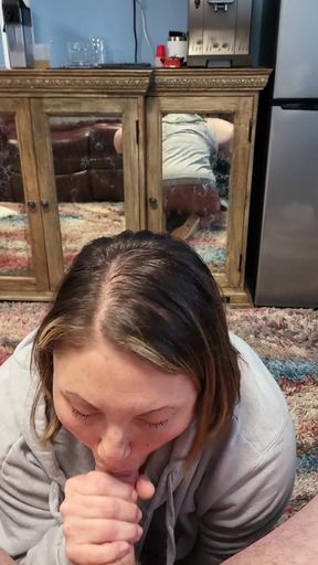Works so hard for the cum beautiful passionate sexy milf loves cum and cumming cums again and again sucking his cock so good