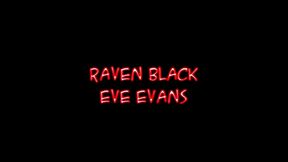 raven black and eve evans share christian s cum after blowjob