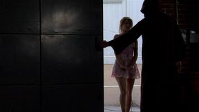 masked and mysterious man fucks a cute girl