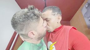 Two Superheroes Kissing Passionately - By Jack Harris and Thor Hernandes - CLIP 2
