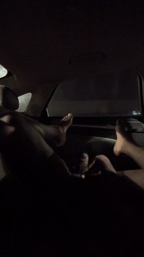 Pt2 Got My Dick All Out Inna Backseat But This Time With My Pant Off And Feet All out