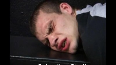 Lad's tight ass is getting drilled with his neighbor's schlong