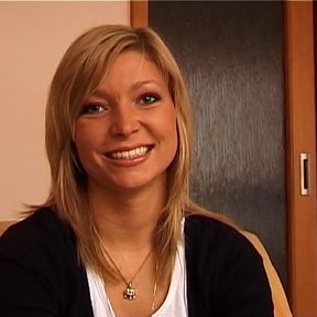 Horny Blonde MILF Smiles Seductively Ready for Filthy Fun