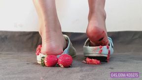 Barefoot Strawberry Crush - 4K MP4