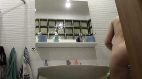 ”Delight the satisfactory view of my girls buxxom naked body while she's in the ba”