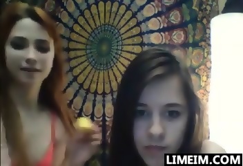 Two Pretty Lesbians Painting