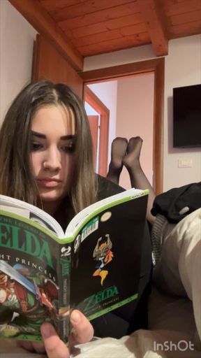Shut up and watch me reading a book.