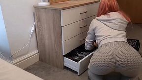 Folding Laundry: Latina Stepmon's Impulsive Decision