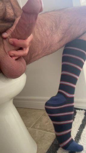 Hard cock and nice sock