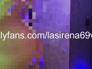 Sexy Striptease Shower With LaSirena69