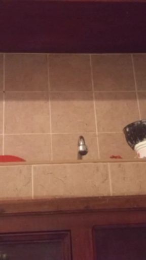 Chubby mom in the kitchen showing thong 2   Clip 1