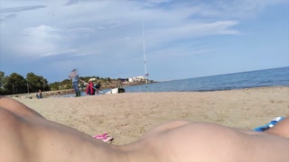 Real Amateur Wife Naked in Public Beach