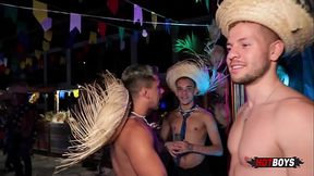 Festa Junina da Hotboys Com Os Cariocas Mais Gostosos Vira Orgia