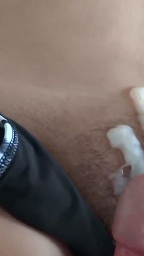 I love receiving big cumshots and being bathed in milk, smelling semen makes me hot   Clip 1