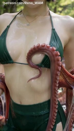 Slimy tentacle action in Japan