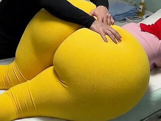 Large Booty Mother in Law Implores for a Massage and Gets So Moist