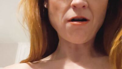 POV MILF LOVER EXCITED TO SEE YOU STRIPS AND FUCKS YOU