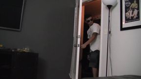 Tattooed teen punish fucked by two thick cocked managers