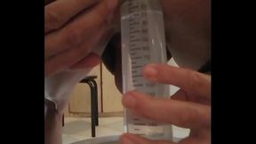 Big Syringe Enema Prepares Ass For Intense Anal Action