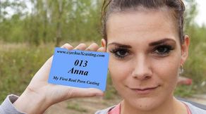 Anna first real porn casting