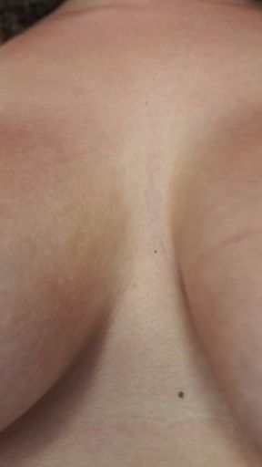 Snuggled, Then Squashed Between Stepmommy's Cleavage