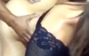 Hard pretty  latina shemale